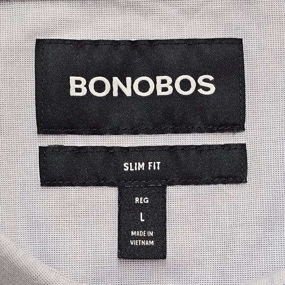 Bonobos Short Sleeve Slim Fit Button Down Reg L - Picture 4 of 6